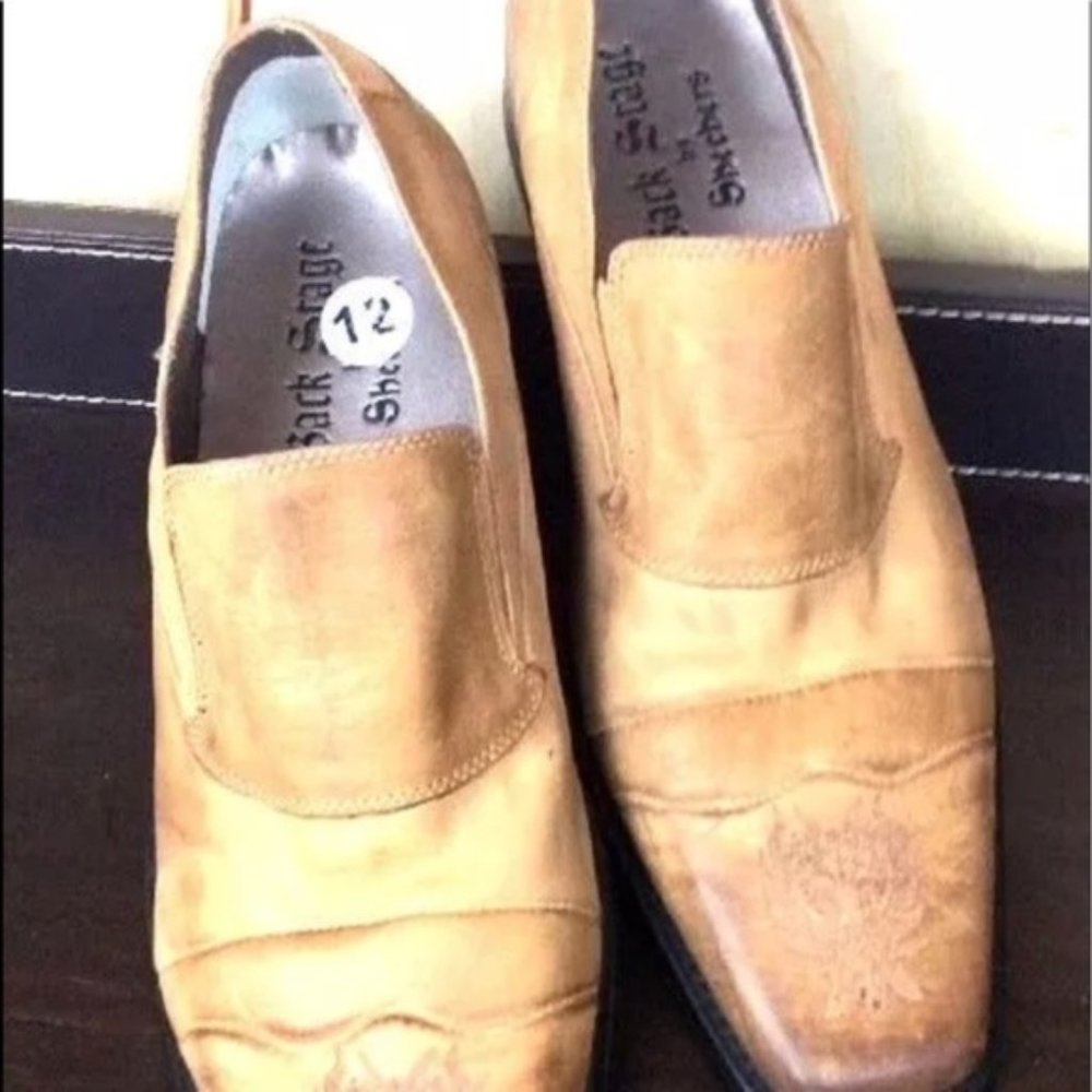 Cowboy Mules Skechers BackStage Brown Leather